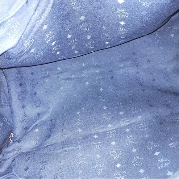 MCM White and navy  duffel Bag - Picture 6 of 7